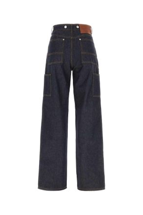 Victoria Beckham Cargo-Pocket Jeans - Navy