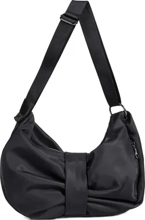 Simone Rocha sling bow shoulder bag - unisex - Polyester - One Size - Black