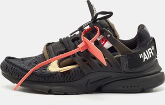 Off-white X Nike Black Mesh Air Presto Sneakers