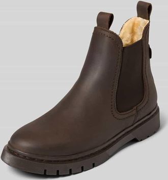 Tamaris Tamaris Chelsea Boots aus echtem Leder in Dunkelbraun, Größe 36