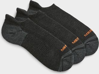 Merrell Mens Neutral padded ped socks 3-pack