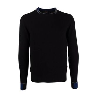 Peuterey Heren, Truien, Zwart, Maat: 3XL Wol