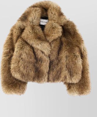 Stand Studio faux fur oversized coat