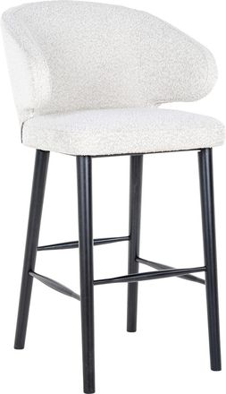 Richmond Interiors Design Barsessel Indigo - White Bouclé