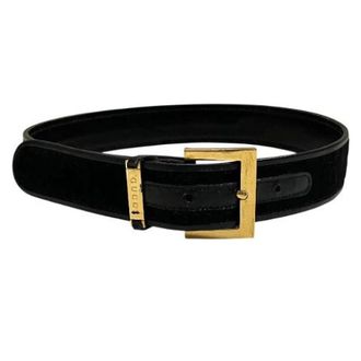 Gucci Pre-owned Calf Hair Belt - female - Gucci Vintage - Vintage Belts - Black - ONE SIZE - Pre-owned