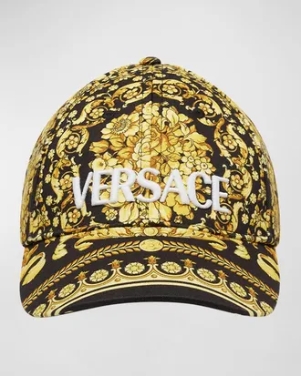 Versace Mens Barocco Baseball Cap