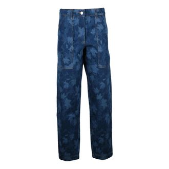 Maison Kitsun&eacute; Dames, Jeans, Blauw, Maat: W26 Katoen