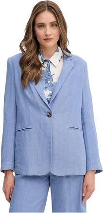 Oui Dames, Jassen, Blauw, Maat: M