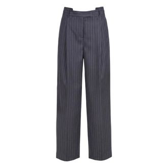 Semicouture Wide Trousers - female - Semicouture - Wide Trousers - Gray - M - Trousers