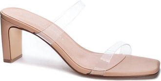 Chinese Laundry Simple Sophistication Clear Sandals
