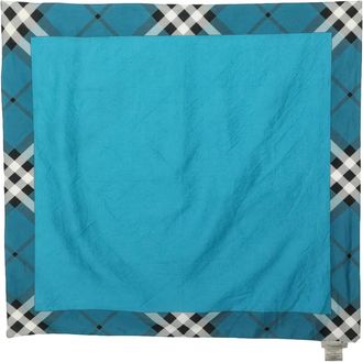 Burberry Sciarpa Nova-Check - Blu
