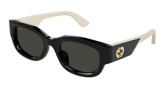 Gucci Demo Rectangular Ladies Sunglasses GG1667SK 001 54