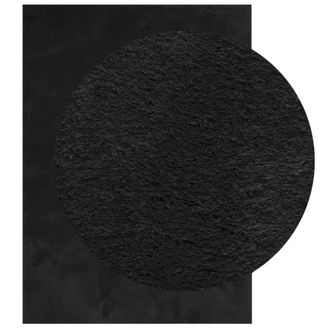 Berkfield Home Rug HUARTE Short Pile Soft & Washable Black 160x230 cm | Size: Medium
