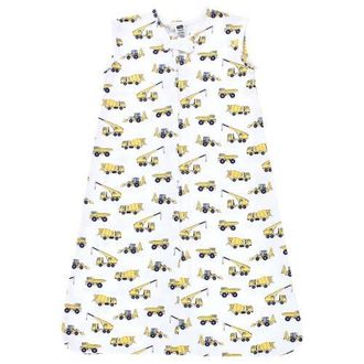 Hudson Baby Cotton Sleeveless Wearable Sleep Sack, Sack, Blanket in Construction at Nordstrom