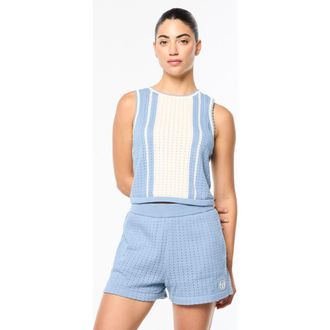 Sergio Tacchini Zola Knit Top in Faded Denim at Nordstrom, Size Xx-Large