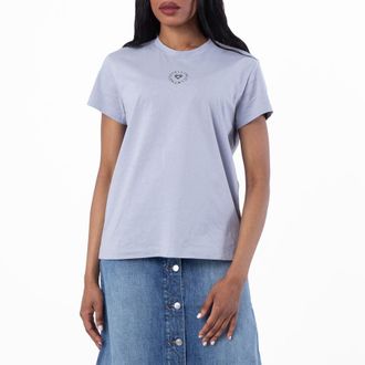 Stella McCartney Lovestruck Logo Cotton T-Shirt, Size X-Small