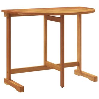 vidaXL Mesa De Balc&oacute;n Plegable Madera Maciza De Acacia 90x60x72 Cm Vidaxl