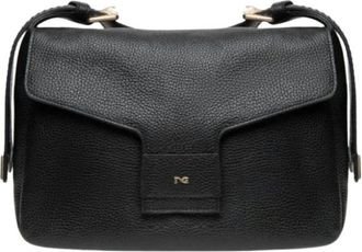 Nero Giardini Dollaro Schoudertas - Dames - Schoudertassen - Zwart - ONE Size - Leer - Tassen