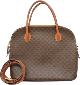 Celine Pre-owned Handbags, female, Brown, Size: ONE SIZE Pre-owned Vintage Plastic Handbag