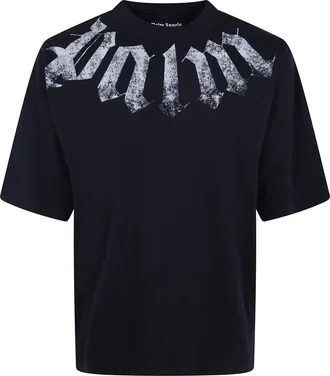 Palm Angels T-Shirt Loose Big Neck Logo