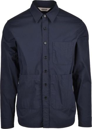 Aspesi Hombre, Camisas, Azul, Talla: M