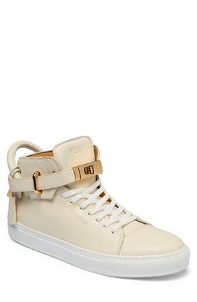 Buscemi 100mm High Top Sneaker in Off White at Nordstrom Rack, Size 13Us / 46Eu