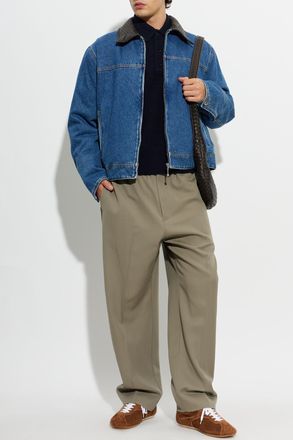 Bottega Veneta Denim Jacket, Mens, Blue