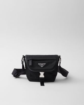 Prada Re-Nylon and Saffiano leather shoulder bag