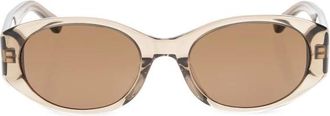 Balenciaga Sunglasses, female, Brown, Size: ONE SIZE Tuesday Round AF Sunglasses