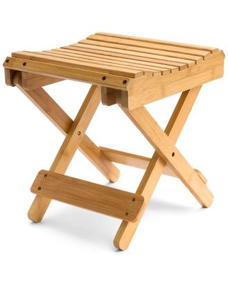 Sorbus Bamboo Folding Stool