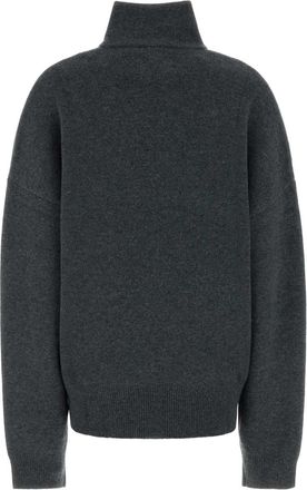 Extreme Cashmere Womens Dark Grey Cashmere Blend N&acirc;&deg;235 Sweater Felt Maglieria
