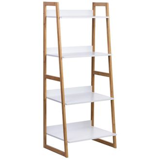 Wanderlust Deco Wanderlust Deco - Estanter&iacute;a De Madera 4 Baldas Blanca 50x36x120h Cm