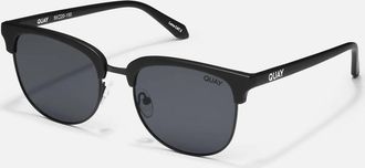 Quay Mens Evasive Sunglasses In Black/smoke Polarized