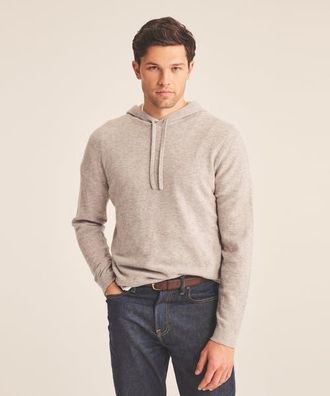 Naadam Signature Cashmere Hoodie in Cement at Nordstrom, Size Xx-Large