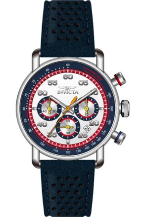 Invicta Aviator 69577 Herenhorloge - Quartz Uurwerk - Staal met Zilveren Wijzerplaat - 42 mm