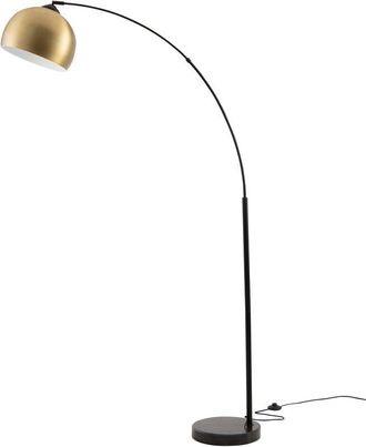 Rendez-Vous D&eacute;co L&aacute;mpara de pie de metal de color lat&oacute;n - Dinard