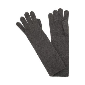 Max Mara Long Glove - unisex - Max Mara - Gloves - Gray - ONE SIZE - Accessories