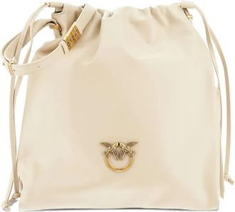 Pinko Borsa a spalla Love Birds - Toni neutri