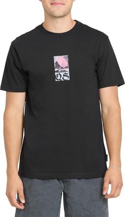 Quiksilver Gothic Flowers MT0 Graphic T-Shirt in Black at Nordstrom, Size Xx-Large
