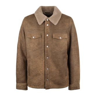 S.W.O.R.D 6.6.44 S. W.O. R.D 6.6.44 Brown Shearling Jacket