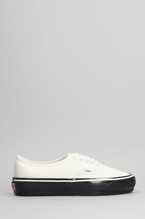 Vans Lx Authentic 44 Sneakers In White Canvas