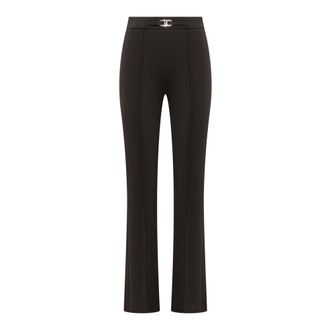 Liu Jo Wide Trousers, female, Black, Size: XS Pant H.W Fit Flare