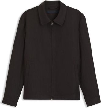 BOSS BY BECKHAM relaxed-fit linen jacket