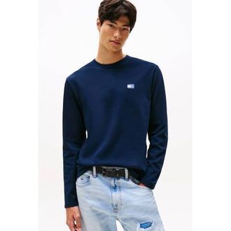Tommy Jeans longsleeve donkerblauw