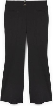 Fiorella Rubino Flare Pants - Dames - Wijde Broeken - Zwart - XS - Polyester - Broeken