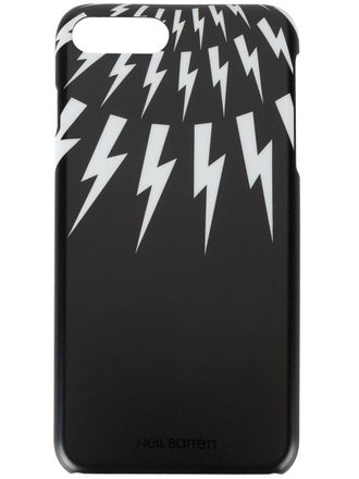 Neil Barrett Thunderbolt iPhone 7 case - men - Acrylic - One Size - Black