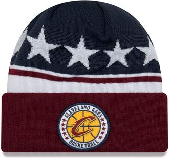 New Era Cleveland Cavaliers NBA tip-Off Beanie hat [Navy/Burgandy/White]