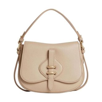 Coccinelle Mavery Small Shoulder Bag - Dames - Schoudertassen - Beige - ONE Size - Katoen - Tassen