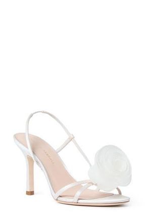 Loeffler Randall Steph Flower Sandal in Cream at Nordstrom Rack, Size 11.5