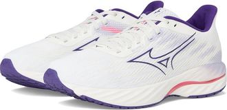Mizuno Wave Inspire 21 Womens Womens Running Shoes White/Vintage Indigo : Womens 11.5 B - Medium, Synthetic
